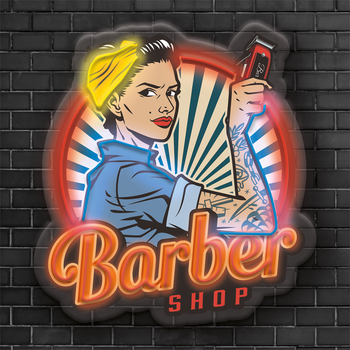 Empowered Barber Sign βοΈπ
