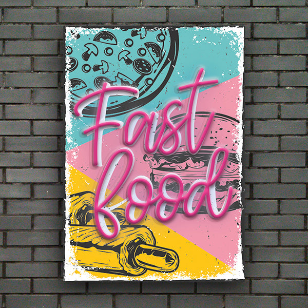 "Fast Food” LED Neon Sign 🍔💡