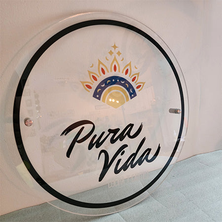 CUSTOM ACRYLIC PRINTED LOGO