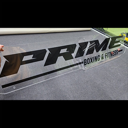 CUSTOM ACRYLIC PRINTED LOGO