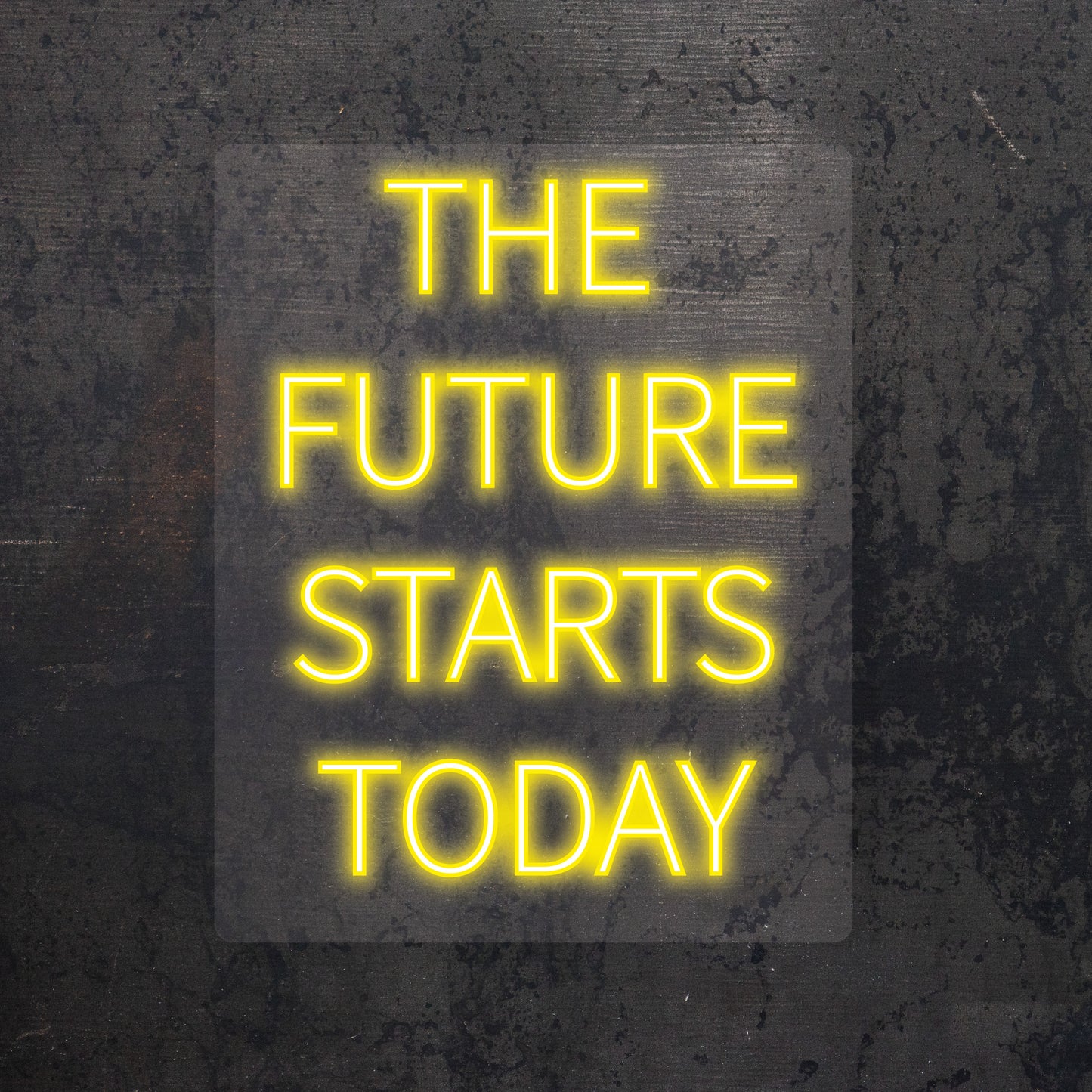 "The Future Starts Today" LED Neon Sign