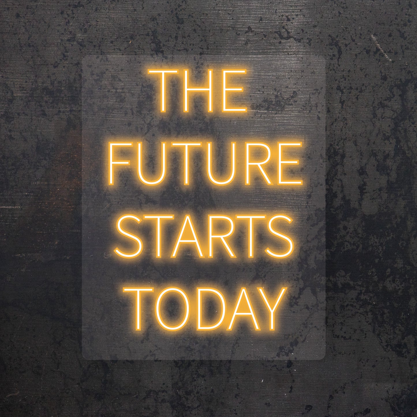 "The Future Starts Today" LED Neon Sign